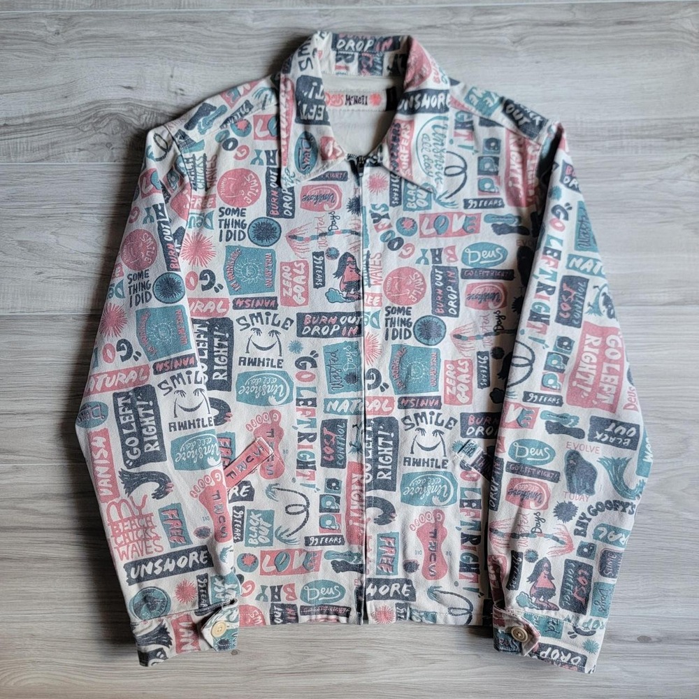 Deus Ex Machina Goofy Patrol AOP Print Jacket